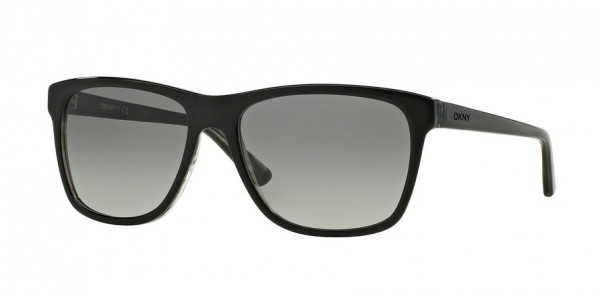 DKNY DY4131 Sunglasses, 367411 BLACK/SPOTTED GREY (BLACK)