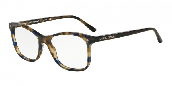 Giorgio Armani AR7075 Eyeglasses, 5411 BLUE HAVANA (BLUE)