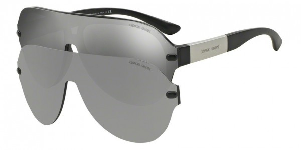 Giorgio Armani AR8056 Sunglasses, 50426G MATTE BLACK (BLACK)