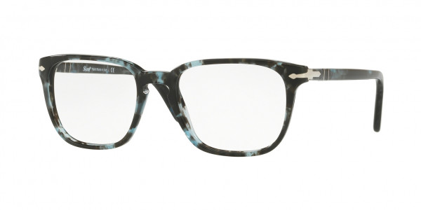 Persol PO3117V Eyeglasses, 1062 SPOTTED BLUE MATTE GREY (HAVANA)