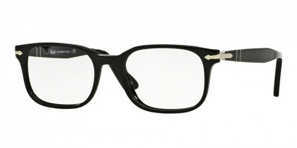 Persol PO3118V Eyeglasses, 95 BLACK (BLACK)