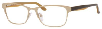 Safilo Design Sa 6034 Eyeglasses, 0L01(00) Gold Brown Honey