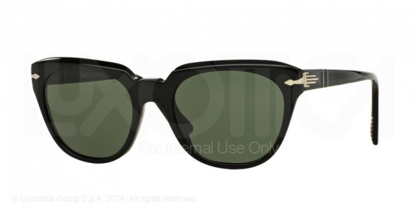 Persol PO3111S Sunglasses, 95/31 BLACK (BLACK)