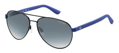 Tommy Hilfiger Th 1325/S Sunglasses, 0ZZ3(JJ) Black Blue