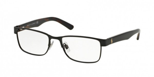Polo PH1157 Eyeglasses, 9038 MATTE BLACK (BLACK)