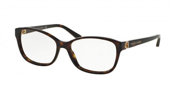 Ralph Lauren RL6136 Eyeglasses, 5003 SHINY DARK HAVANA (BROWN)