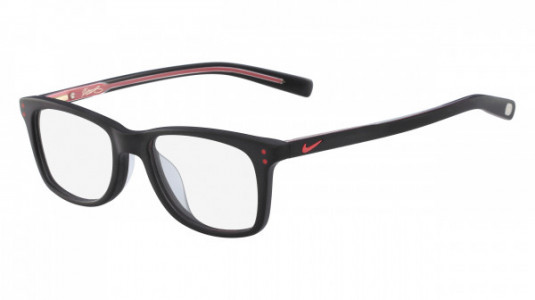 Nike NIKE 4KD Eyeglasses, (001) MATTE BLACK/UNIVERSITY RED