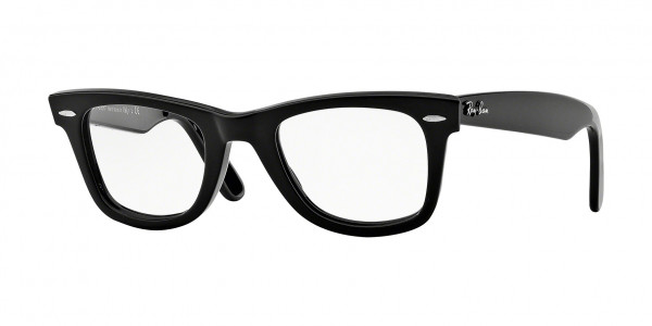 Ray-Ban Optical RX5121F WAYFARER Eyeglasses, 2000 WAYFARER BLACK (BLACK)