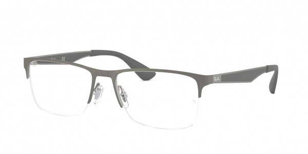 Ray-Ban Optical RX6335 Eyeglasses, 2855 MATTE GUNMETAL (GREY)
