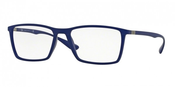 Ray-Ban Optical RX7049 Eyeglasses, 5439 MATTE BLUE (BLUE)