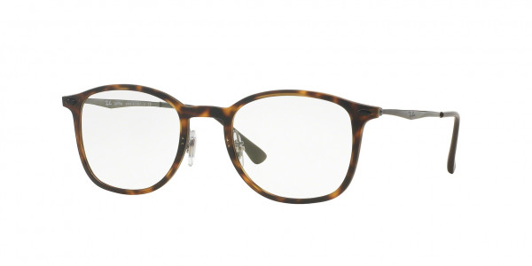 Ray-Ban Optical RX7051 Eyeglasses, 5200 MATTE HAVANA (HAVANA)