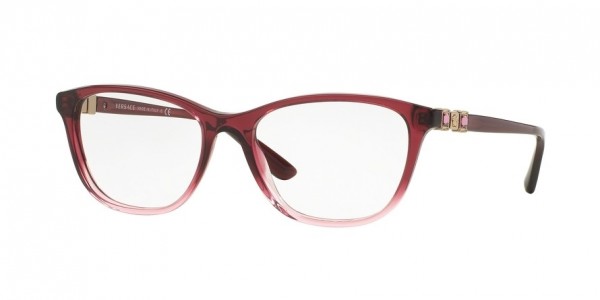 Versace VE3213B Eyeglasses, 5151 TR MARC/TR PINK (PURPLE/REDDISH)