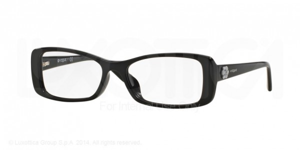 Vogue VO2970 Eyeglasses, W44 BLACK (BLACK)