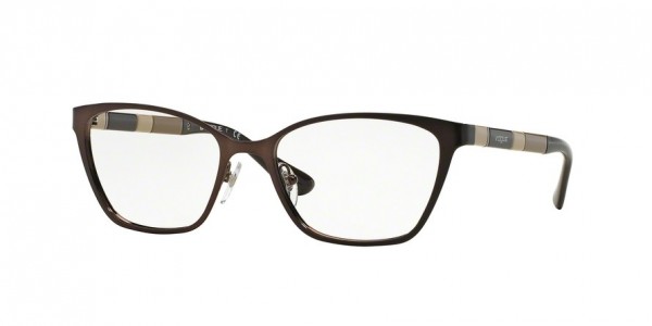 Vogue VO3975 Eyeglasses, 934 BRUSHED BROWN (BROWN)