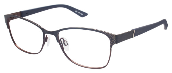 Brendel 922027 Eyeglasses, Navy/Brown - 70 (NAV)