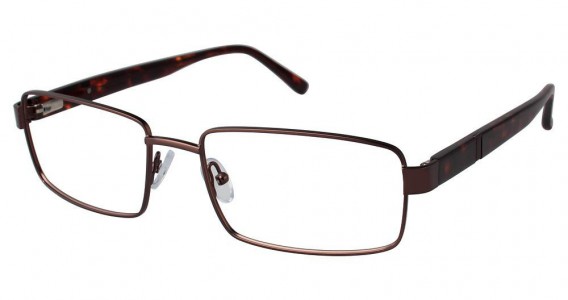 Geoffrey Beene G424 Eyeglasses, Brown (BRN)