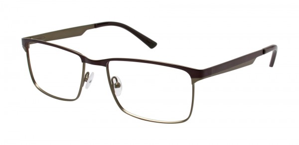 Humphrey's 592025 Eyeglasses, Brown/Green - 64 (BRN)