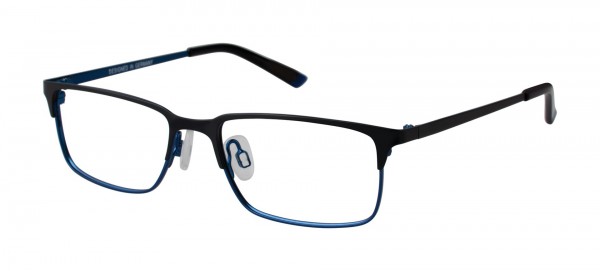O!O OT20 Eyeglasses, Black/Blue - 17 (BLK)
