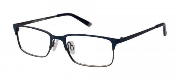 O!O OT20 Eyeglasses, Blue/Gunmetal - 73 (BLU)
