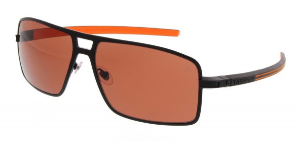 TAG Heuer SENNA RACING 0987 Sunglasses, Black / Black-Orange Temples / HD Driving (204)
