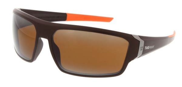 TAG Heuer RACER 2 9222 Sunglasses, Matte Brown-Orange Temples / Brown Outdoor (202)