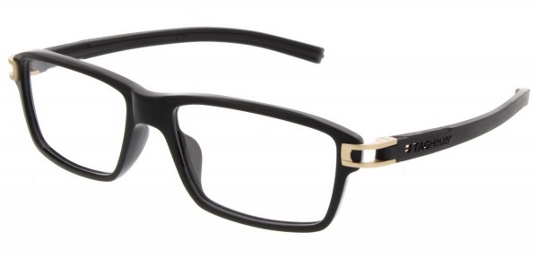 TAG Heuer REFLEX FOLD ACETATE 7601 Eyeglasses, Black-Black Temples (009)