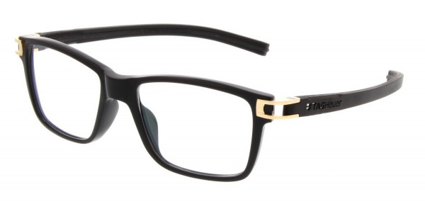 TAG Heuer REFLEX FOLD ACETATE 7603 Eyeglasses, Black-Black Temples (009)