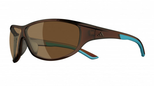 adidas daroga a416 Sunglasses, 6054 BROWN TRANSP/BLUE