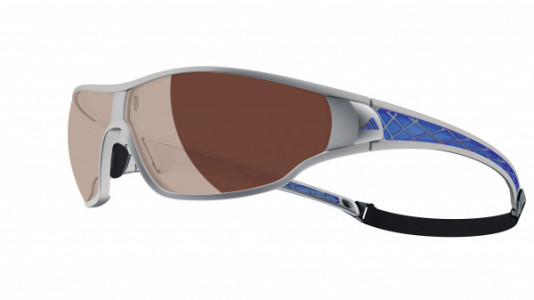 adidas tycane pro L a189 Sunglasses, 6053 SILVERMET./BLUE POL