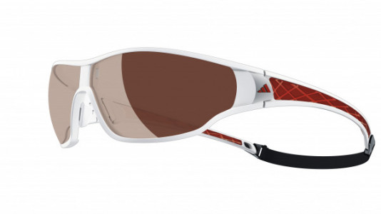 adidas tycane pro S a190 Sunglasses, 6052 SHINY WHITE/RED POL