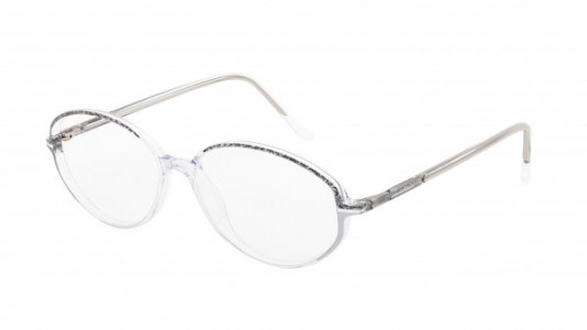 Silhouette SPX Legends Full Rim 1911 Eyeglasses, 6061 Crystal/Grey-Black-Silver