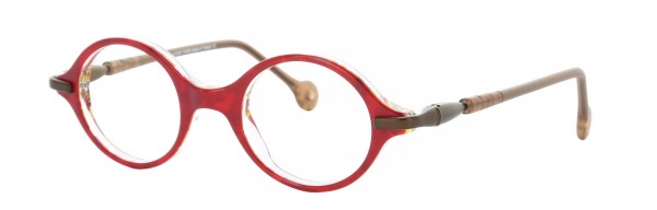 Lafont Kids Ronde Eyeglasses, 6049 Red