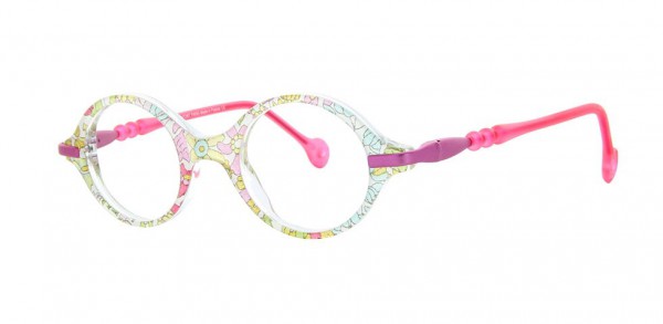 Lafont Kids Ronde Eyeglasses, 7050 Pink