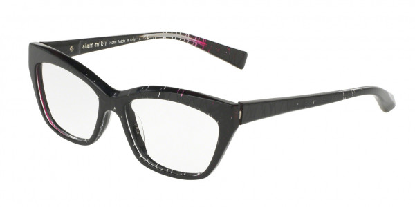 Alain Mikli A03016 Eyeglasses, F006 BLACK FUXIA (BLACK)