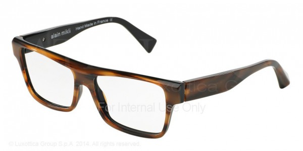 Alain Mikli A03004 Eyeglasses, B09C HAVANA/PEARL BLACK (BROWN)