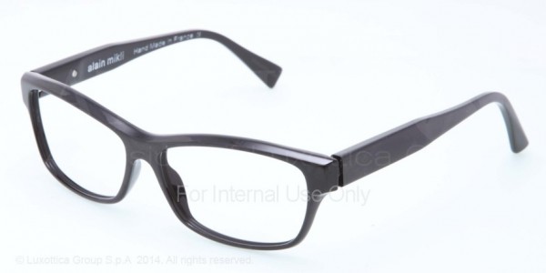 Alain Mikli A03003 Eyeglasses, B08A PEARL BLACK/BLACK (BLACK)