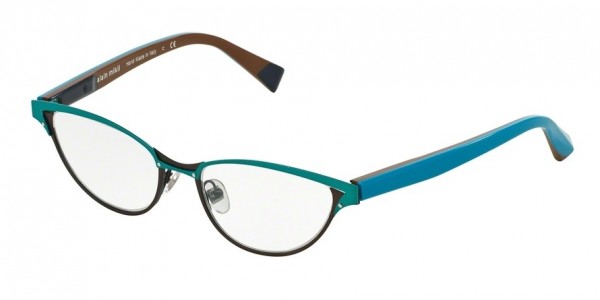 Alain Mikli A02009 Eyeglasses, M0JZ TORQUOISE BROWN BLUE (LIGHT BLUE)