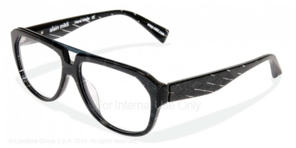 Alain Mikli A01343 - AL1343 Eyeglasses, 2750 BLACK CRYSTAL