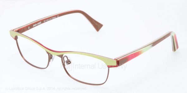 Alain Mikli A01296 - AL1296 Eyeglasses, M0HL GREEN ROSE IN BURGUNDY / DAMI