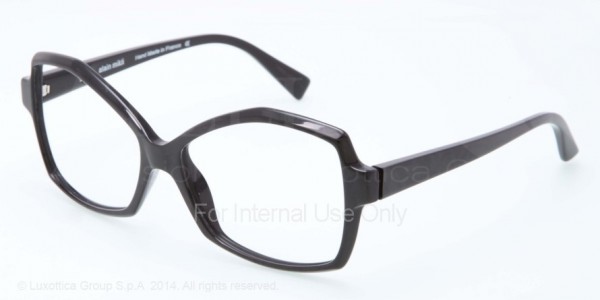 Alain Mikli A01259 - AL1259 Eyeglasses, B08A PEARLY BLACK/NOIR