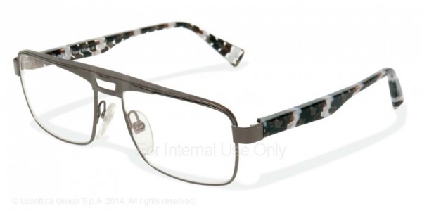 Alain Mikli A01223 - AL1223 Eyeglasses, M0BG CENDER GREY-BLACK WHITE CHECK