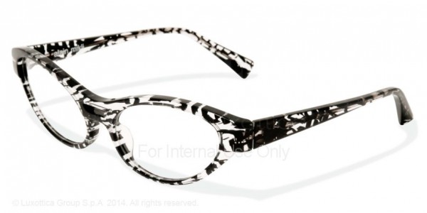 Alain Mikli A01215 - AL1215 Eyeglasses, 2752 BLACK CRYSTAL LABYRINTHE