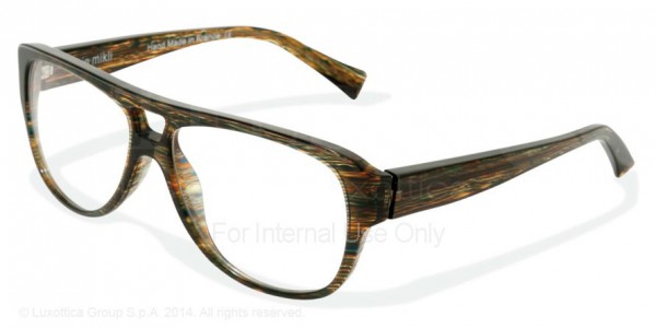 Alain Mikli A01204 - AL1204 Eyeglasses, 3026 GREEN BROWN FILET