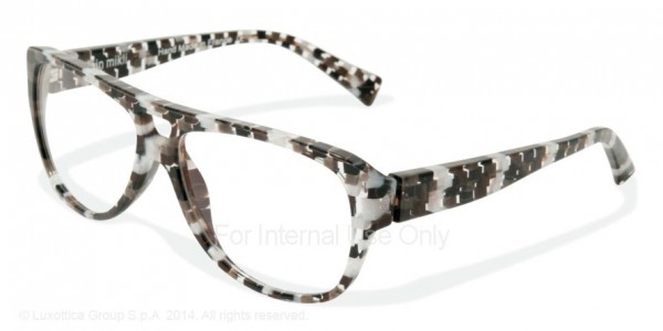 Alain Mikli A01204 - AL1204 Eyeglasses, 3035 BLACK-WHITE-GREY