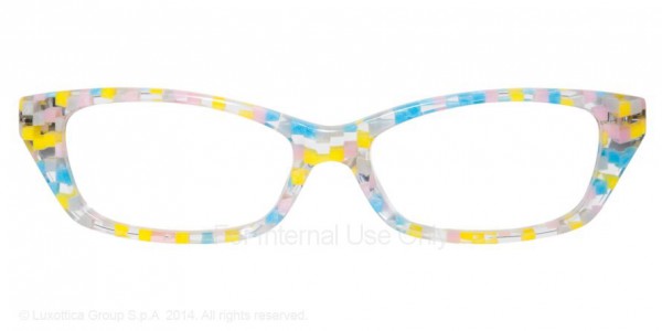 Alain Mikli A01153 - AL1153 Eyeglasses, A00T PINK BLUE YELLOW PASTEL/GREY