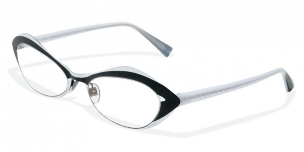 Alain Mikli A01114 - AL1114 Eyeglasses, 0001 BLACK-WHITE