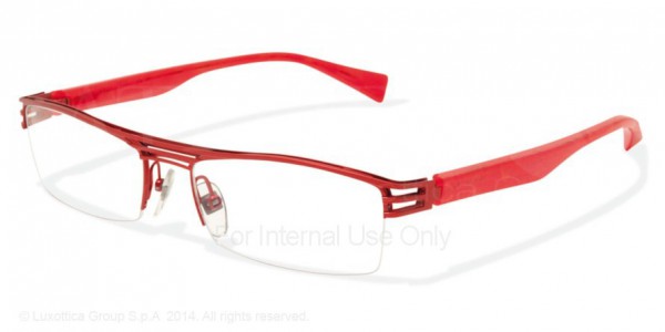 Alain Mikli A01105 - AL1105 Eyeglasses, 0004 RED-MAT RED/PEARLY RED