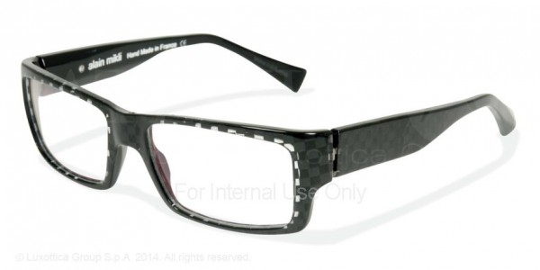 Alain Mikli A01049 - AL1049 Eyeglasses, B074 BLACK CHESSBOARD - BLACK