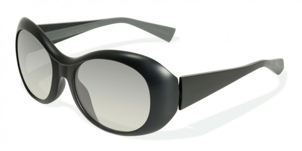 Alain Mikli A01312 - AL1312 Sunglasses, P012 BLACK MAT / GREY RUBBER