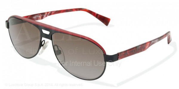 Alain Mikli A01207 - AL1207 Sunglasses, M04A BLACK-RED/DISGUISED RED